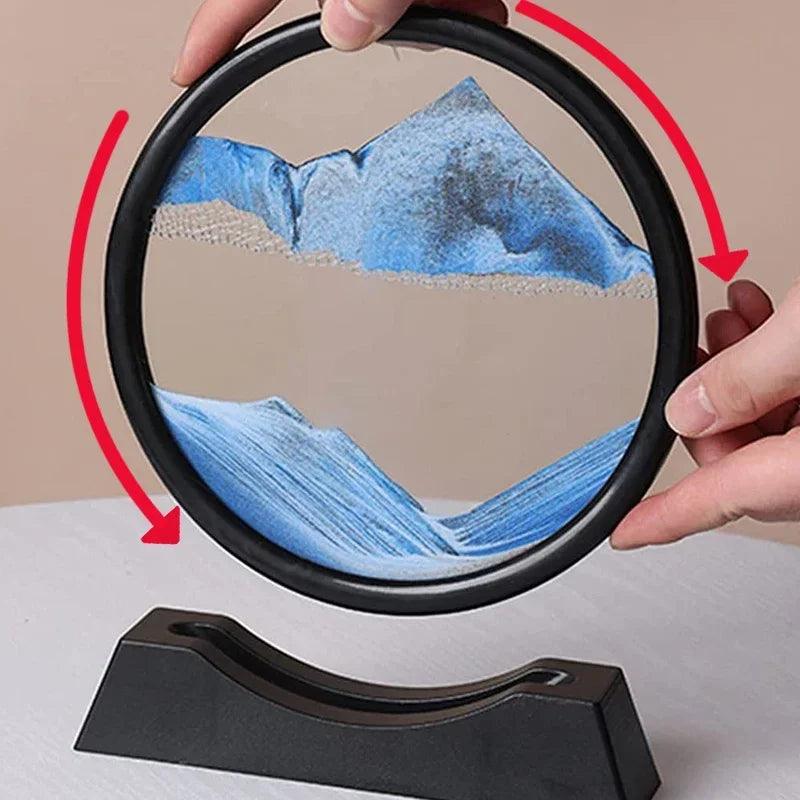 3D Moving Sand Art Hourglass