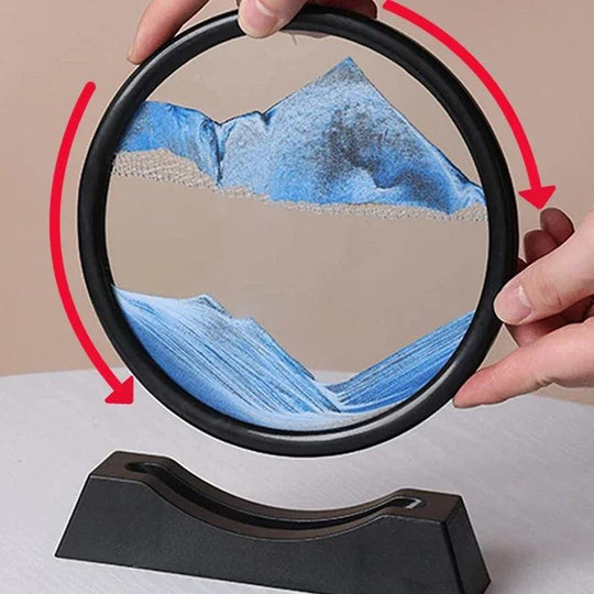 3D Moving Sand Art Hourglass
