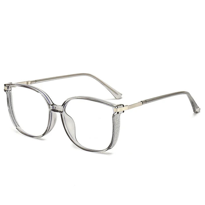 Oversized Reading Glasses for Women with Metal Accents