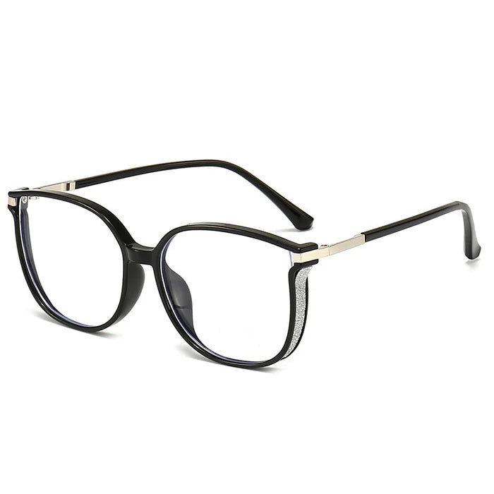 Oversized Reading Glasses for Women with Metal Accents