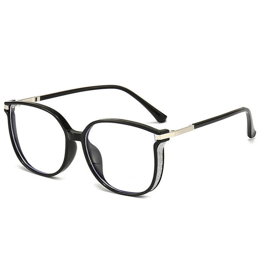 Oversized Reading Glasses for Women with Metal Accents