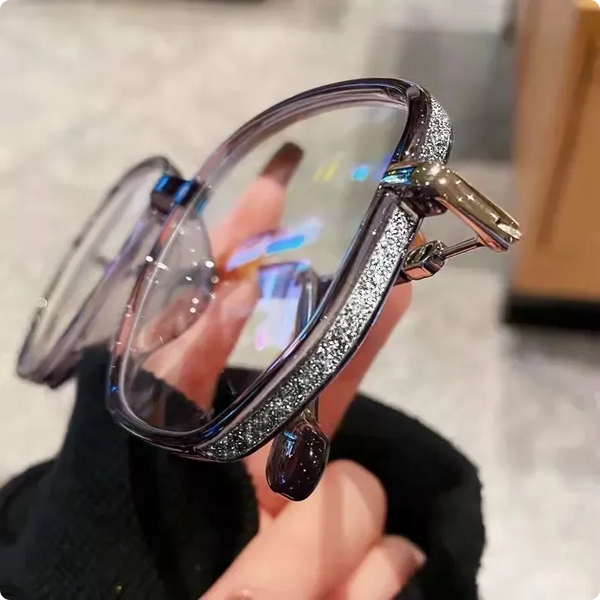 Oversized Reading Glasses for Women with Metal Accents