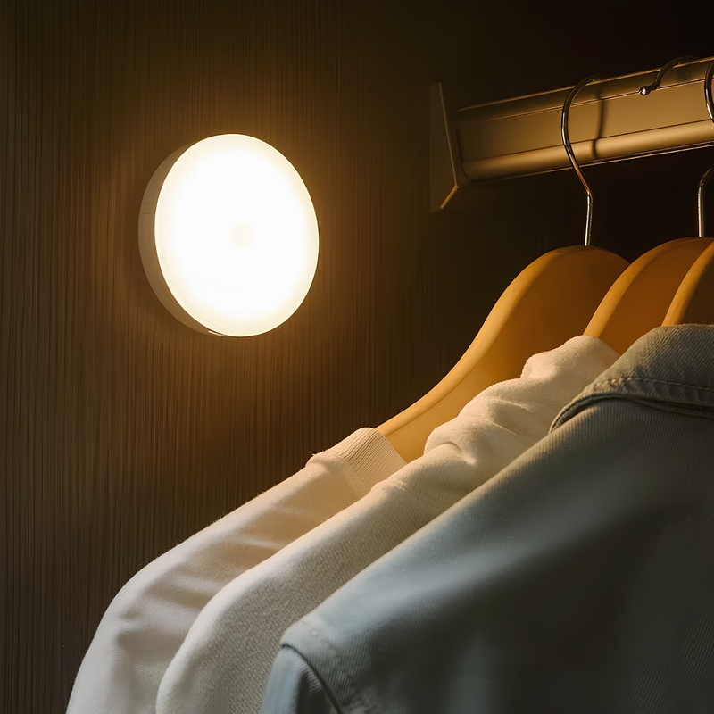 Wireless Motion Sensor Lamp - Battery & USB Closet Light