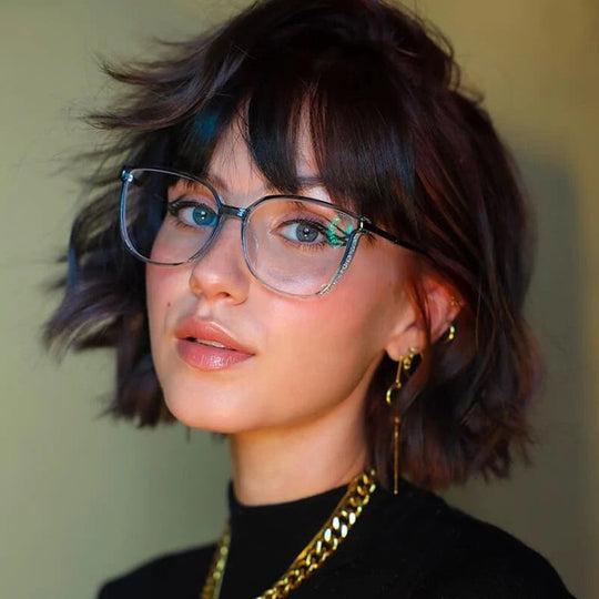 Oversized Reading Glasses for Women with Metal Accents