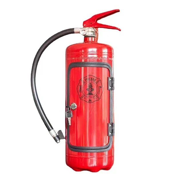 Fire Extinguisher Shaped Hidden Mini Bar Bottle Holder