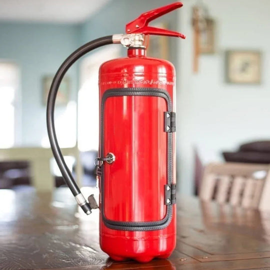 Fire Extinguisher Shaped Hidden Mini Bar Bottle Holder