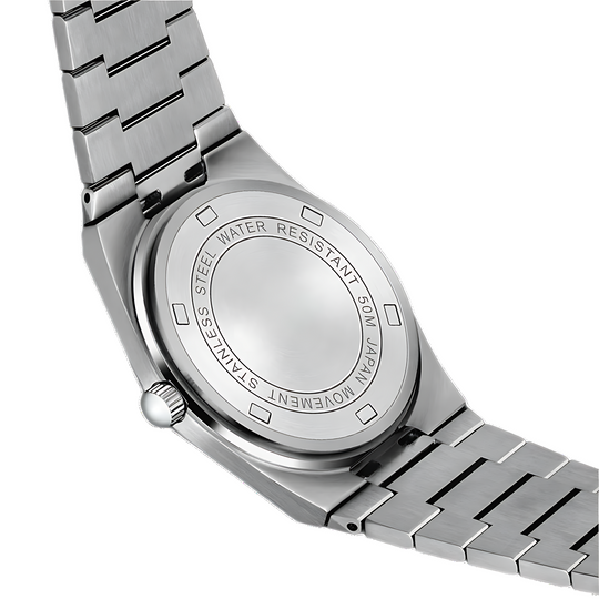 Men's Quartz Analog Watch - Stainless Steel