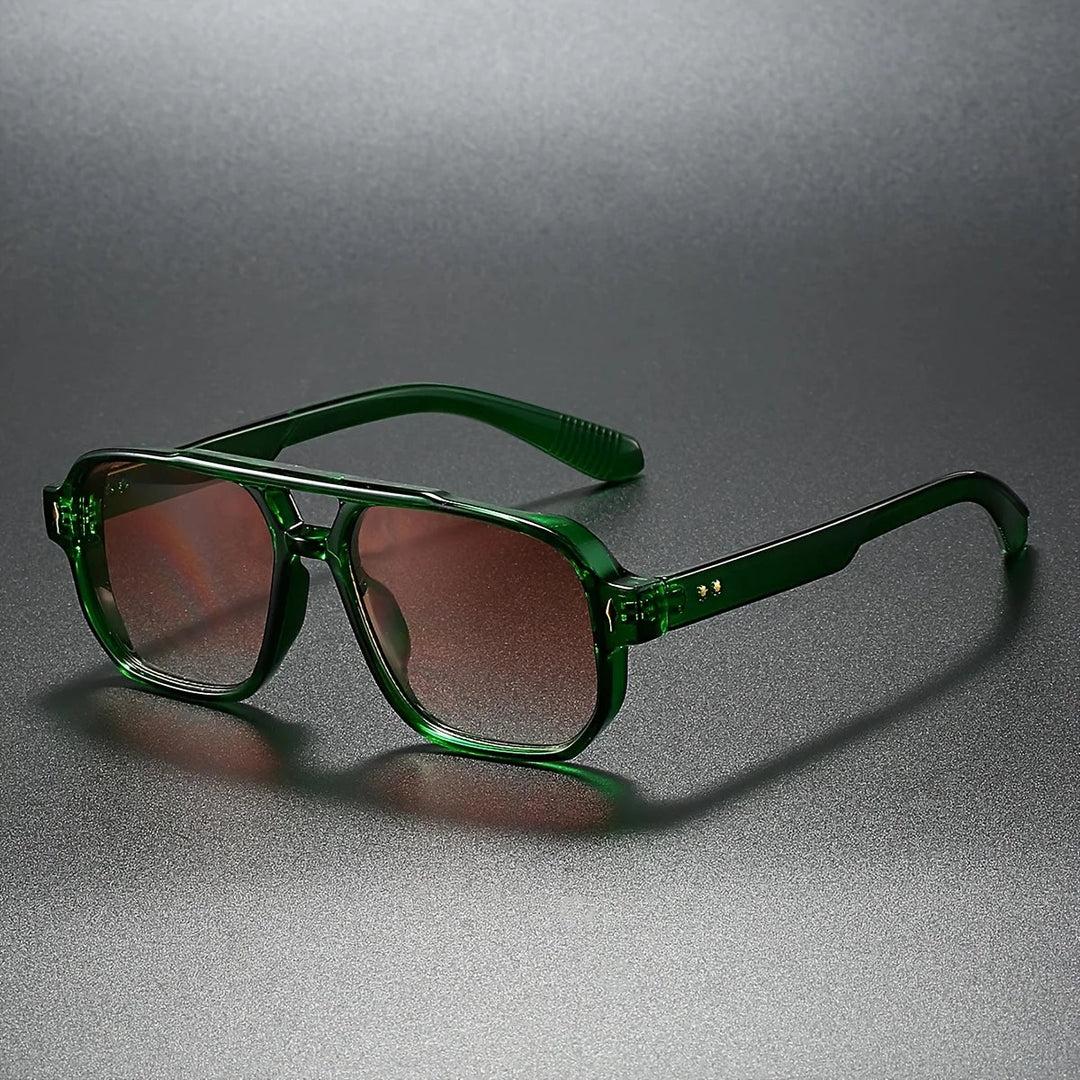 Vintage Square Sunglasses – UV400 Lightweight
