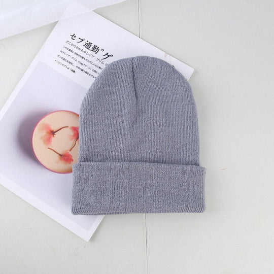 Unisex Cashmere Beanie - Soft Knit Winter Hat