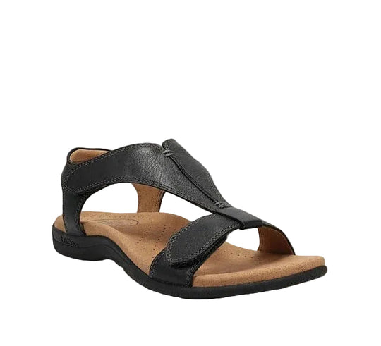 Women's Leather T-Strap Sandals – Comfortable & Adjustable