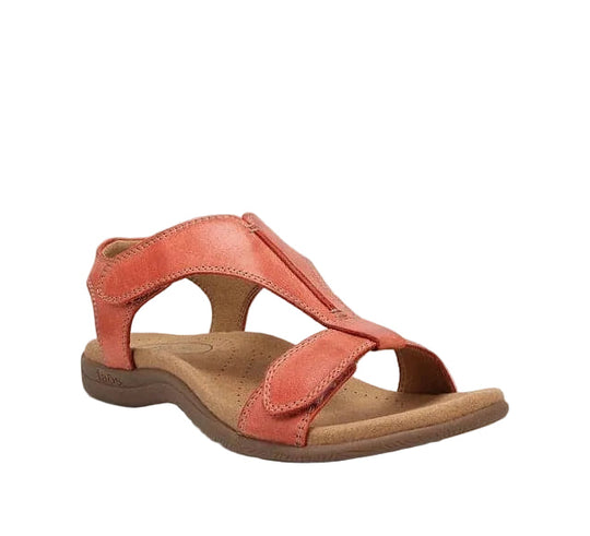Women's Leather T-Strap Sandals – Comfortable & Adjustable