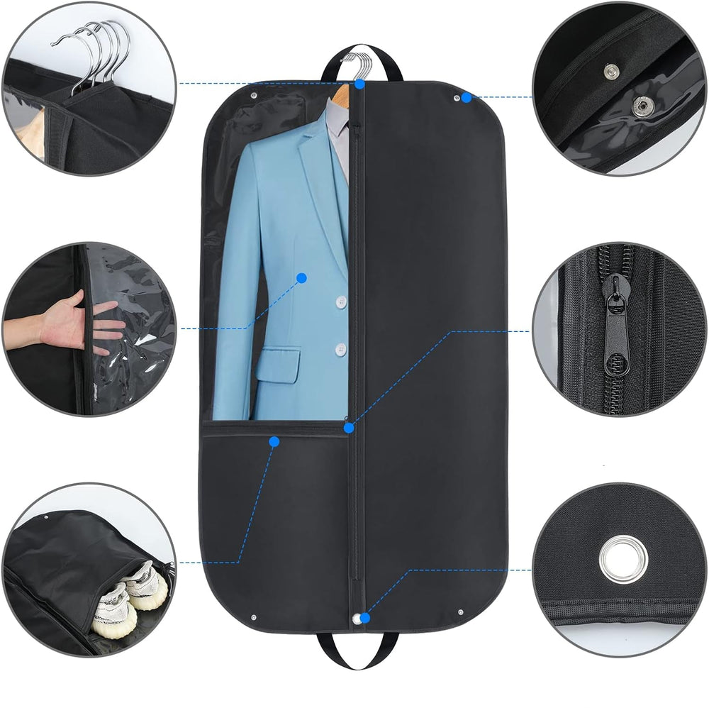 Waterproof Oxford Garment Bag Set (2-Pack)