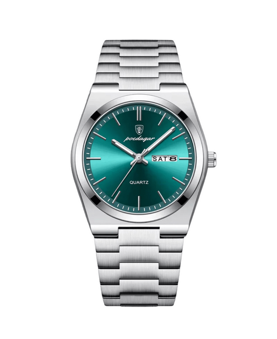Men's Quartz Analog Watch - Stainless Steel