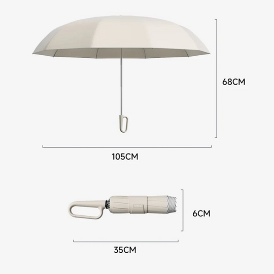 Windproof Reflective Umbrella – Storm-Resistant & Waterproof