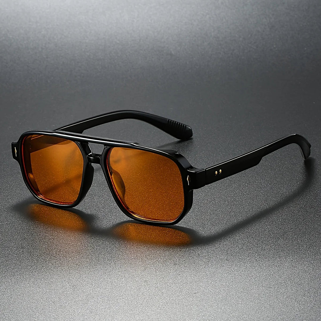 Vintage Square Sunglasses – UV400 Lightweight