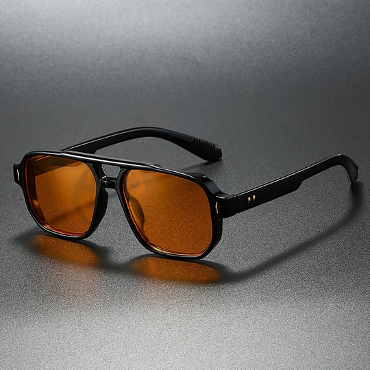 Vintage Square Sunglasses – UV400 Lightweight