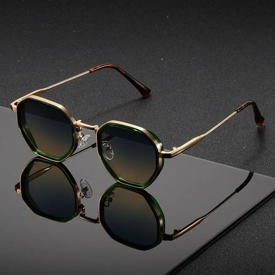Men's Sunglasses - Geometric Alloy Frame