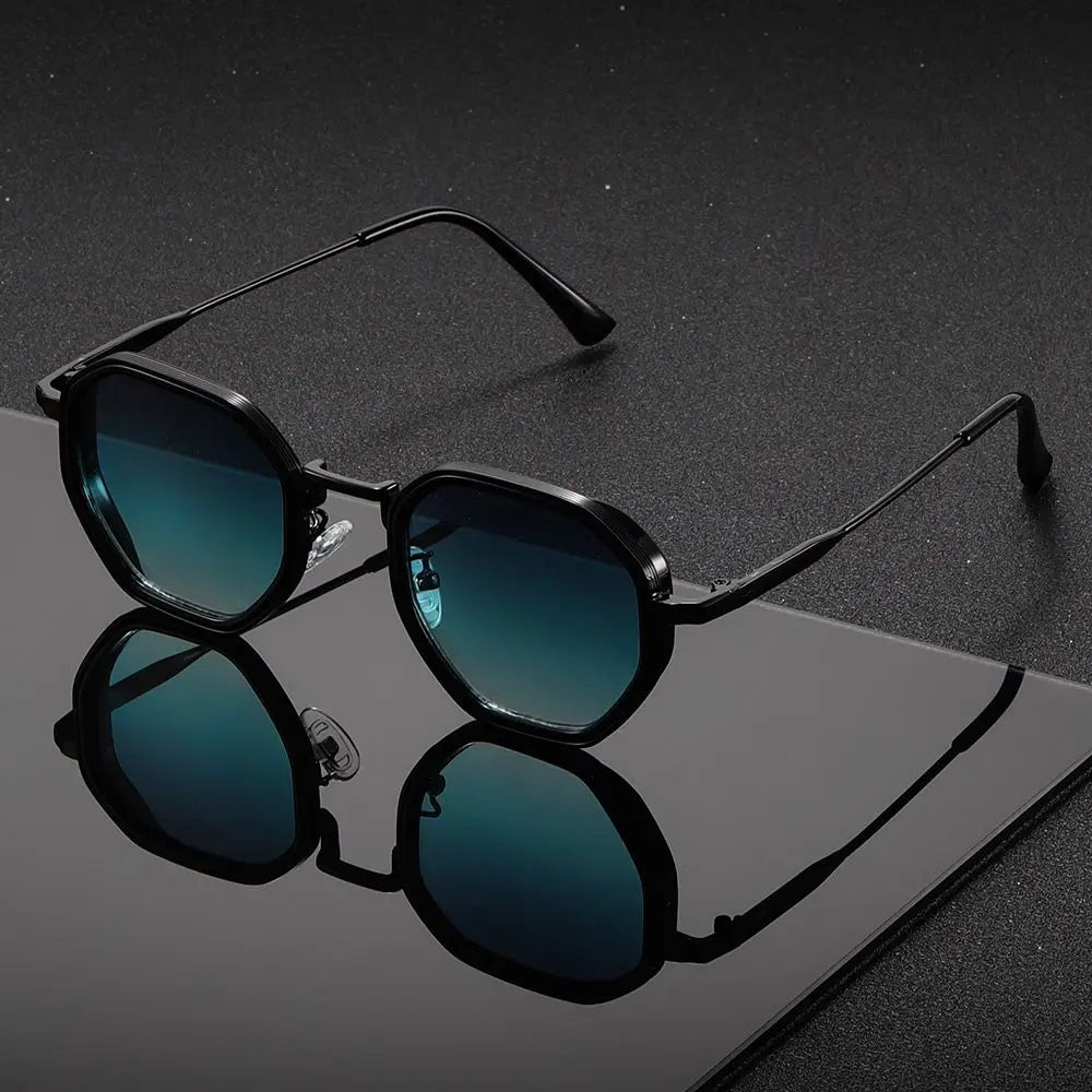 Men's Sunglasses - Geometric Alloy Frame