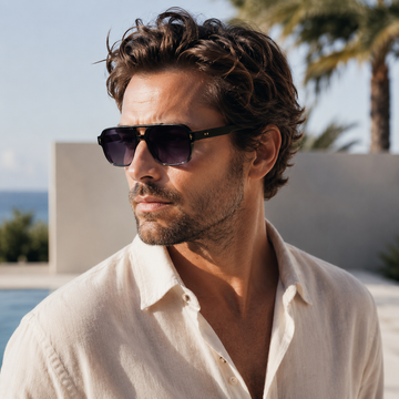 Vintage Square Sunglasses – UV400 Lightweight