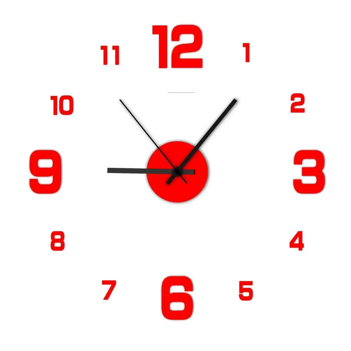 Modern Mirror Wall Clock