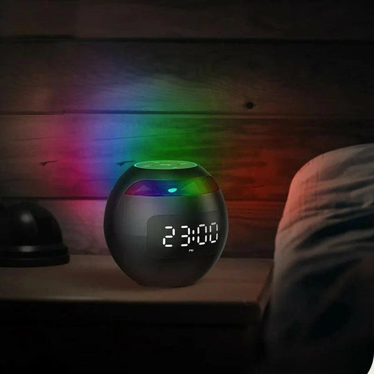 Bluetooth LED Alarm Clock Speaker