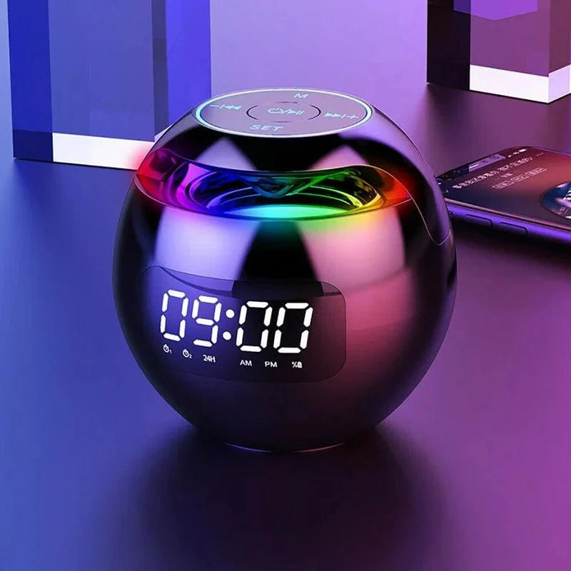 Bluetooth LED Alarm Clock Speaker