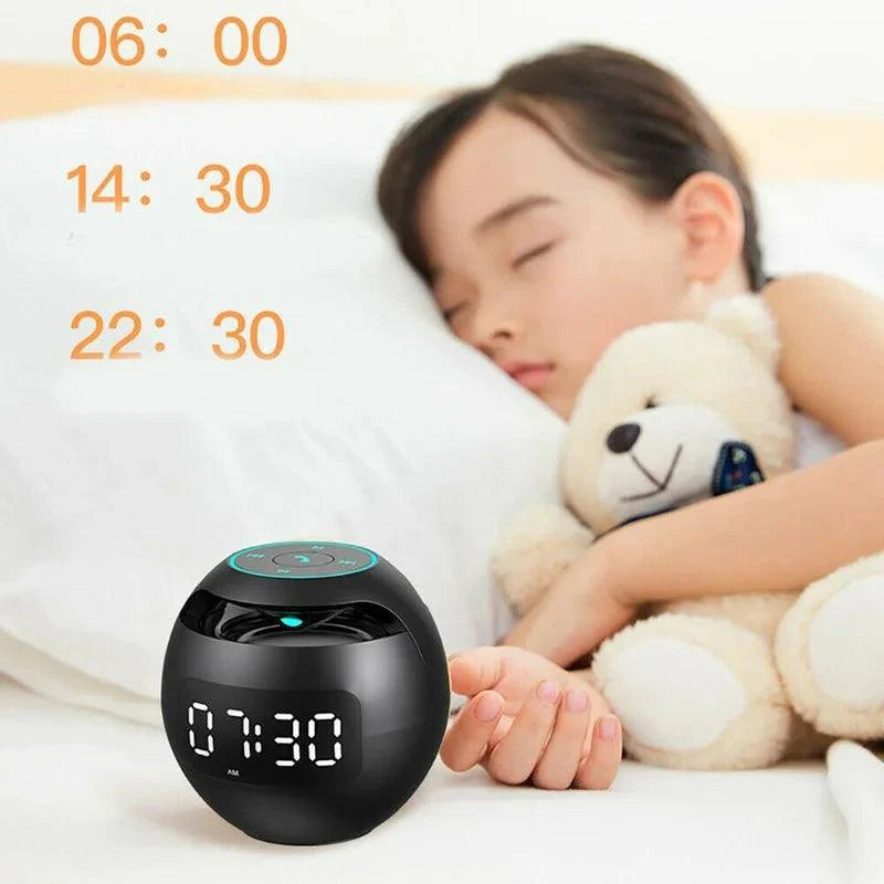 Bluetooth LED Alarm Clock Speaker