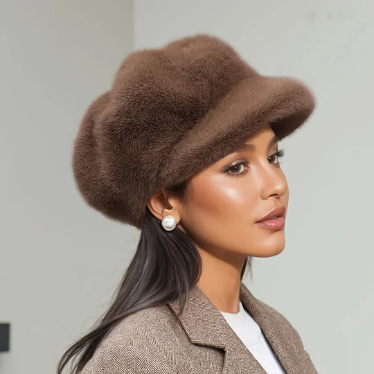 Baker Boy Cap - Soft Flat Cap with Relaxed Fit