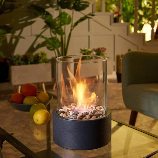 Bio-Ethanol Tabletop Fireplace – Smokeless Indoor & Outdoor