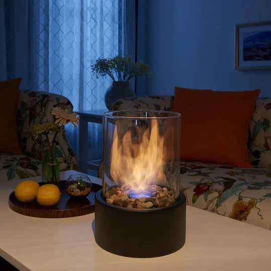 Bio-Ethanol Tabletop Fireplace – Smokeless Indoor & Outdoor