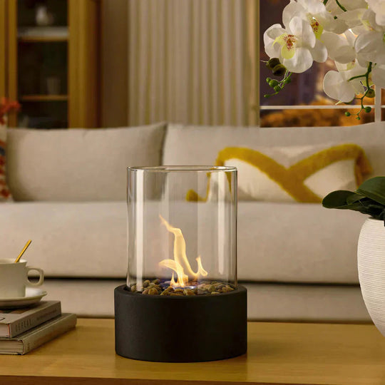 Bio-Ethanol Tabletop Fireplace – Smokeless Indoor & Outdoor