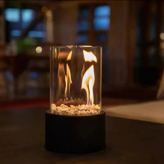 Bio-Ethanol Tabletop Fireplace – Smokeless Indoor & Outdoor