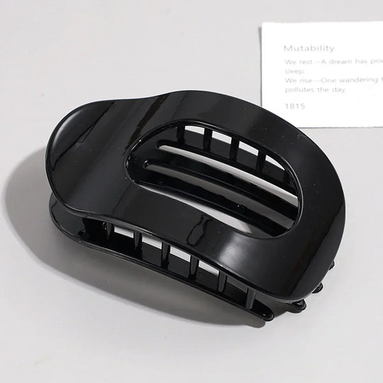Oval Matte Hair Claw Clip for Women