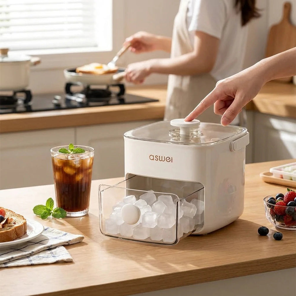 Electric Ice Maker – Ice Cubes & Ice Balls for Home Bar