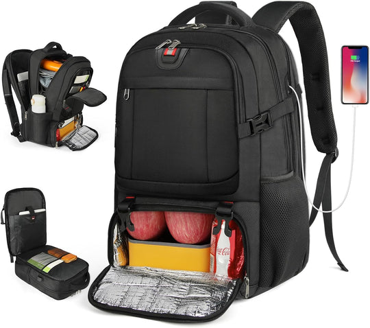 Extra Large Travel Laptop Backpack with USB Charging Port
