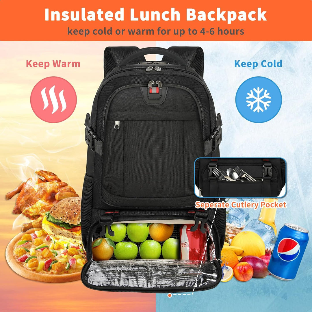 Extra Large Travel Laptop Backpack with USB Charging Port