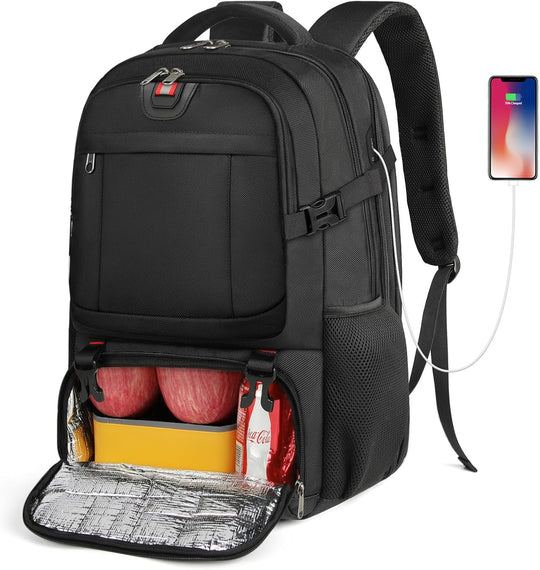 Extra Large Travel Laptop Backpack with USB Charging Port