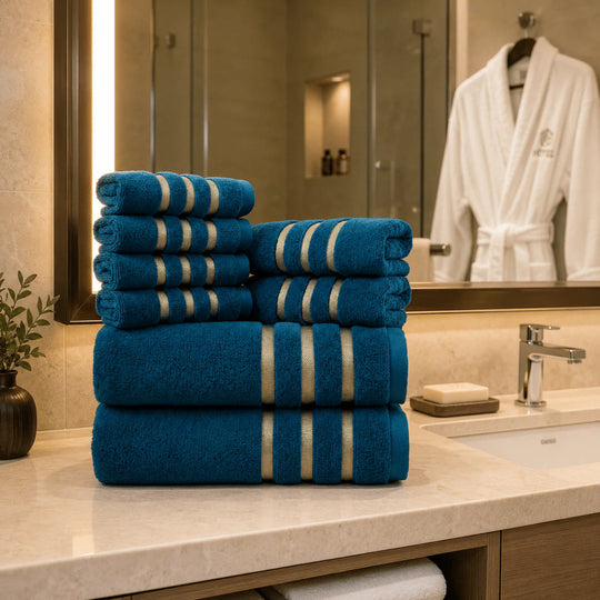 Premium 8-Piece Towel Set – Soft & Absorbent