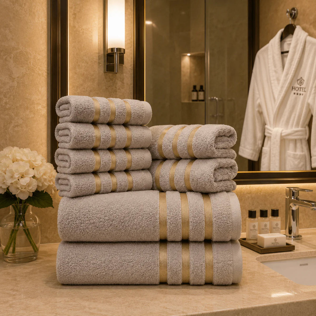 Premium 8-Piece Towel Set – Soft & Absorbent