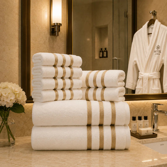 Premium 8-Piece Towel Set – Soft & Absorbent