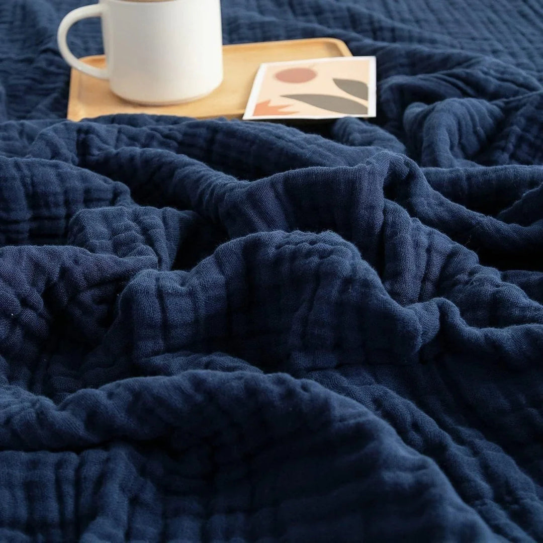 Cotton Summer Blanket – Airy & Breathable Muslin