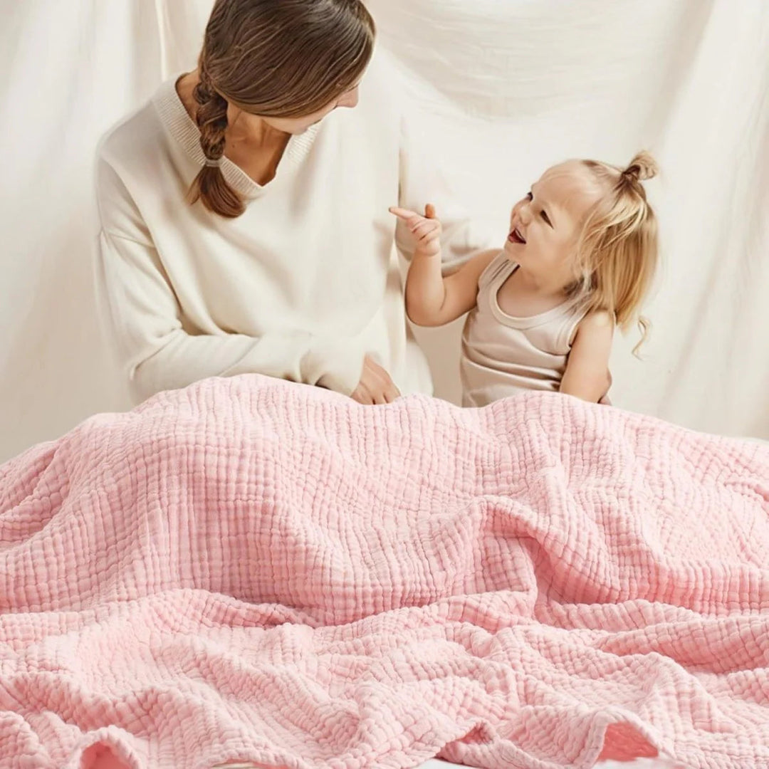 Cotton Summer Blanket – Airy & Breathable Muslin