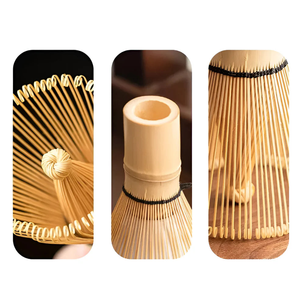 8-Piece Matcha Set - Handmade 550ml Ceramic Bowl & Bamboo Tools