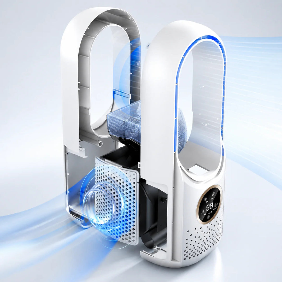 Mini Air cooler – Cordless, Silent & Bladeless