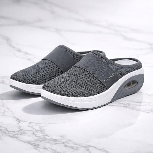 Slip-On Slippers - Wide Fit for Home