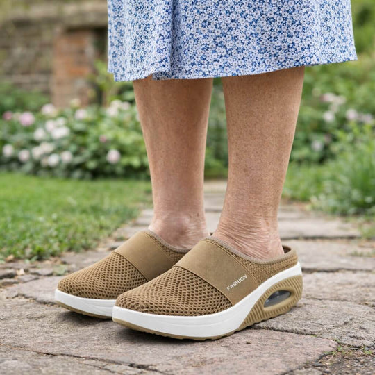 Slip-On Slippers - Wide Fit for Home