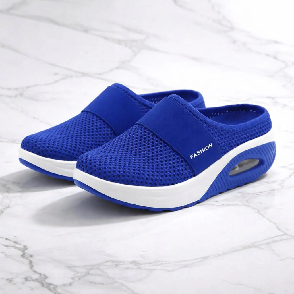 Slip-On Slippers - Wide Fit for Home