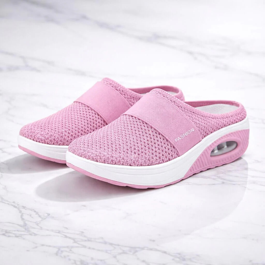 Slip-On Slippers - Wide Fit for Home