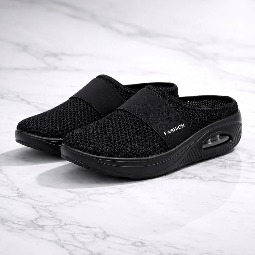 Slip-On Slippers - Wide Fit for Home