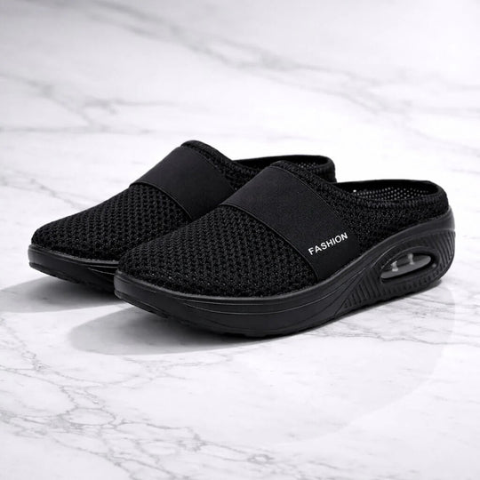 Slip-On Slippers - Wide Fit for Home